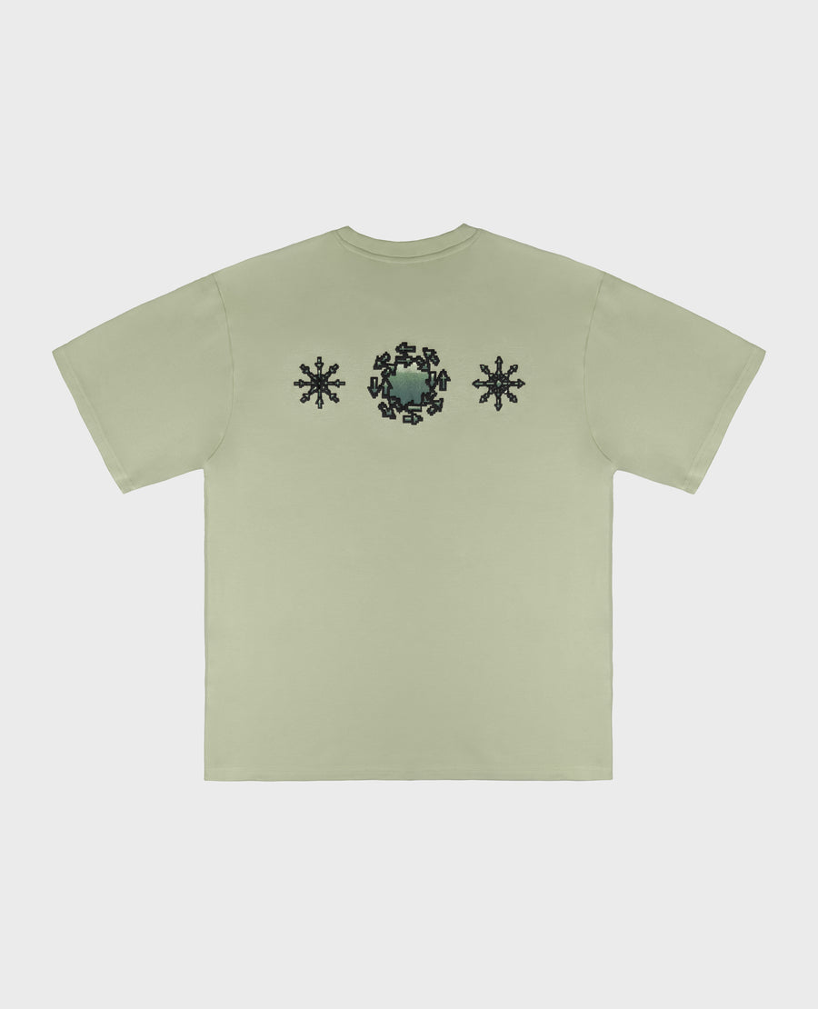 GREEN PIXEL T-SHIRT