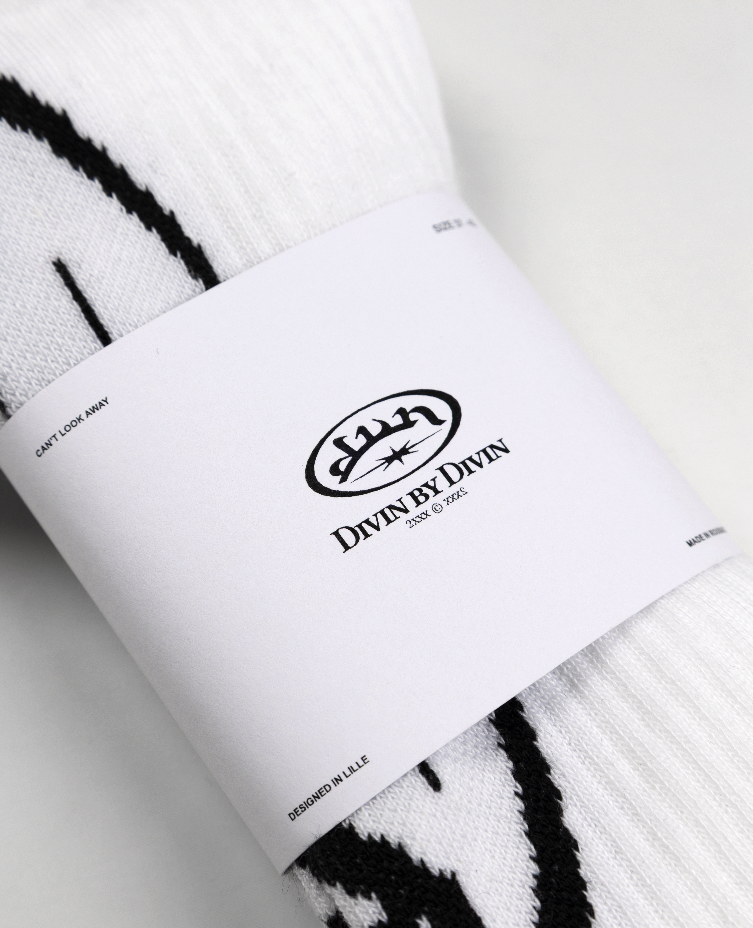 WEISSE SOCKEN - HERGESTELLT IN ROUBAIX