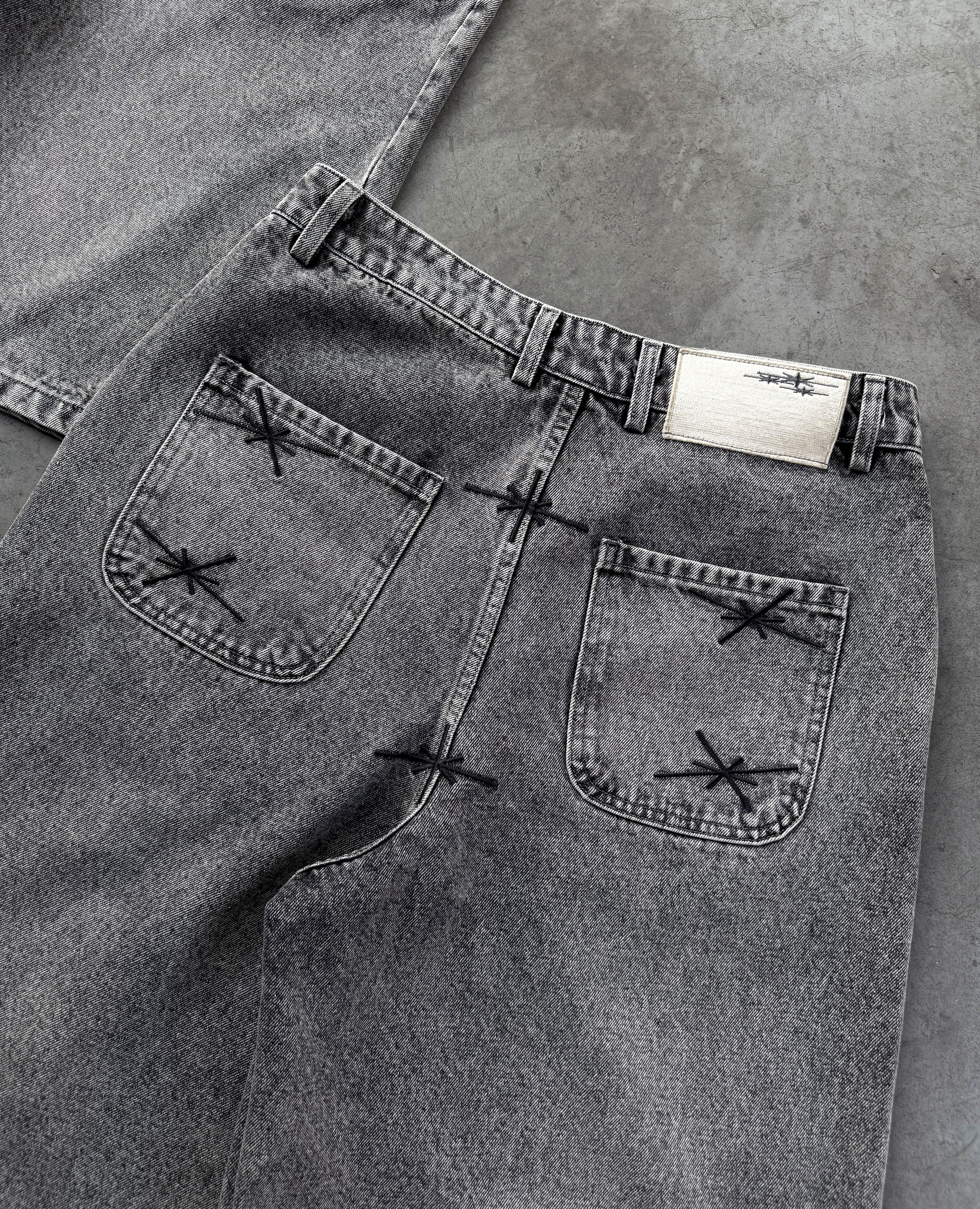 GRAUES DENIM-JORTE