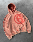 ROTER, SONNENVERWÄSCHE-HOODIE