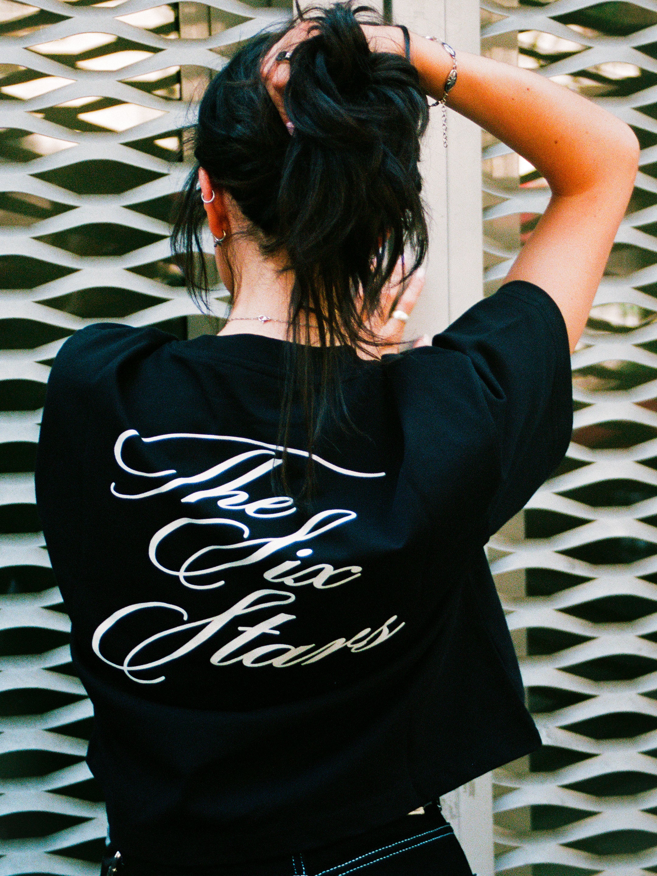 DAMEN SCHWARZES KLASSISCHES T-SHIRT