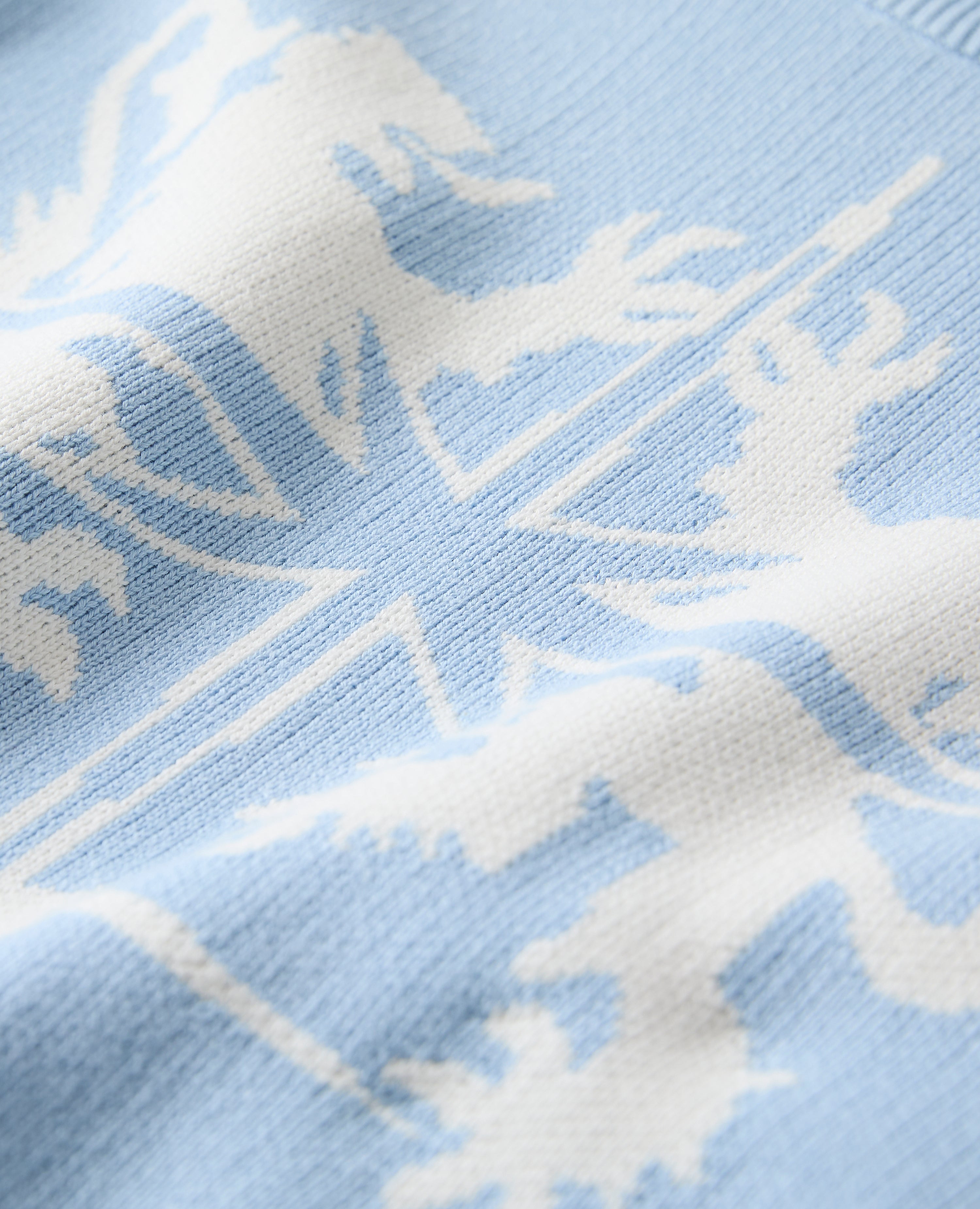 BLAUES BLASON-STRICK