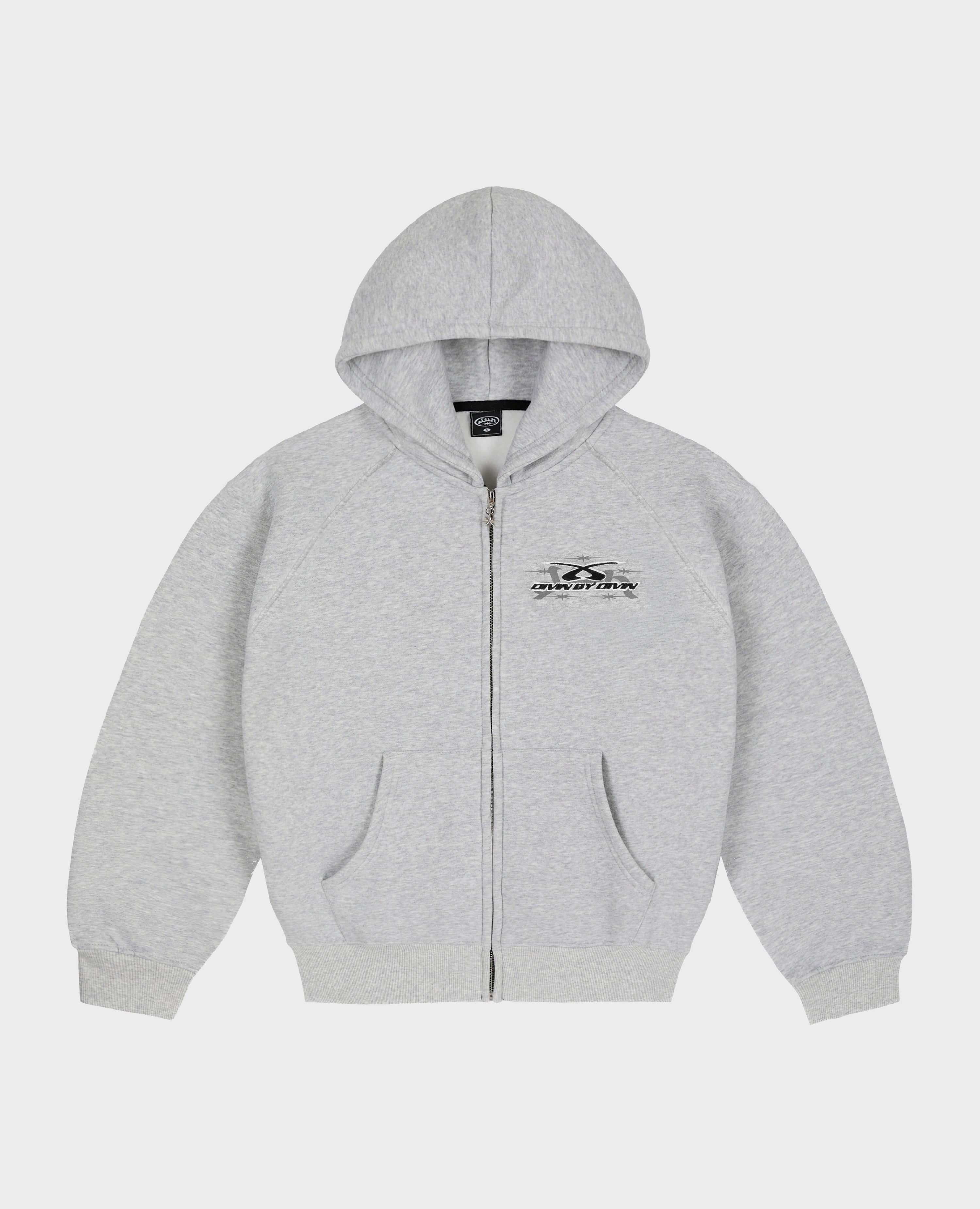 THE SIX STARS ZIP - GRAU