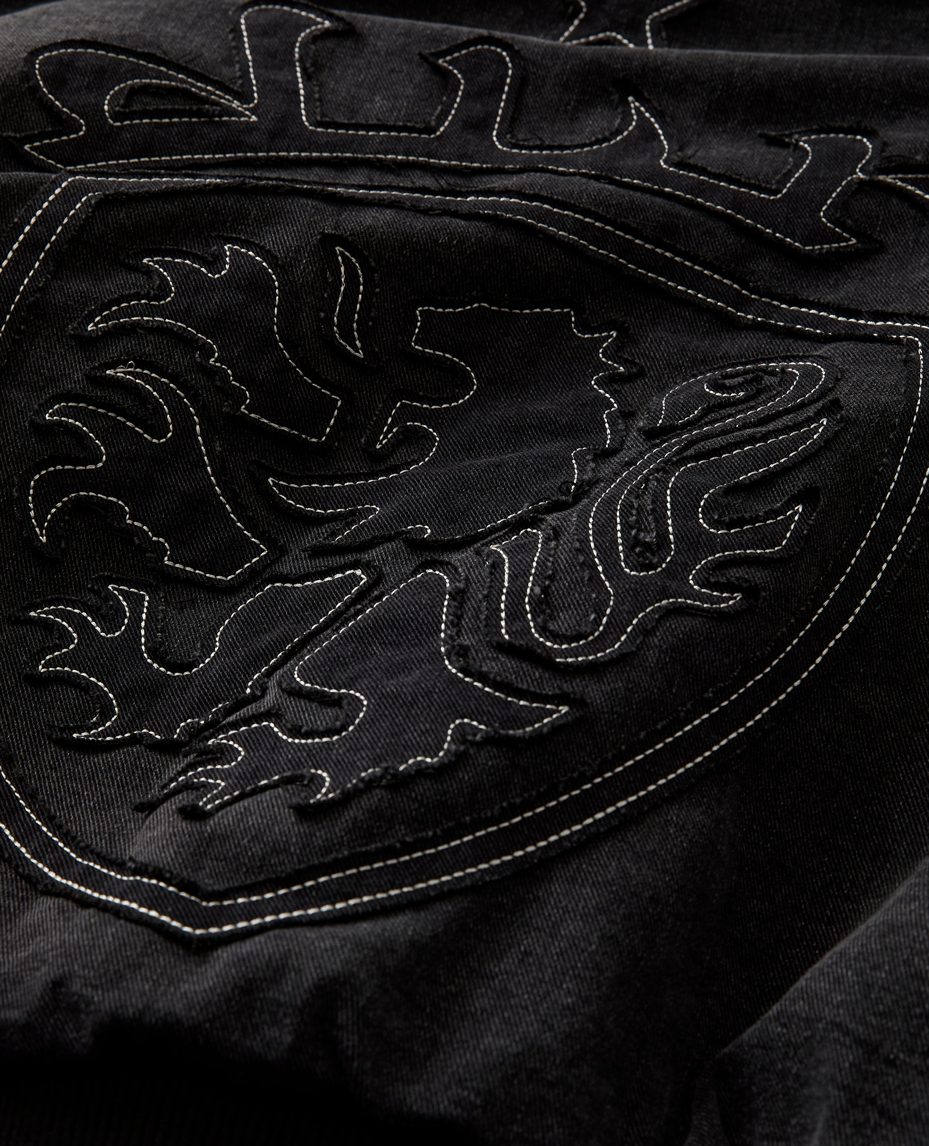 SCHWARZE WAPPENJACKE