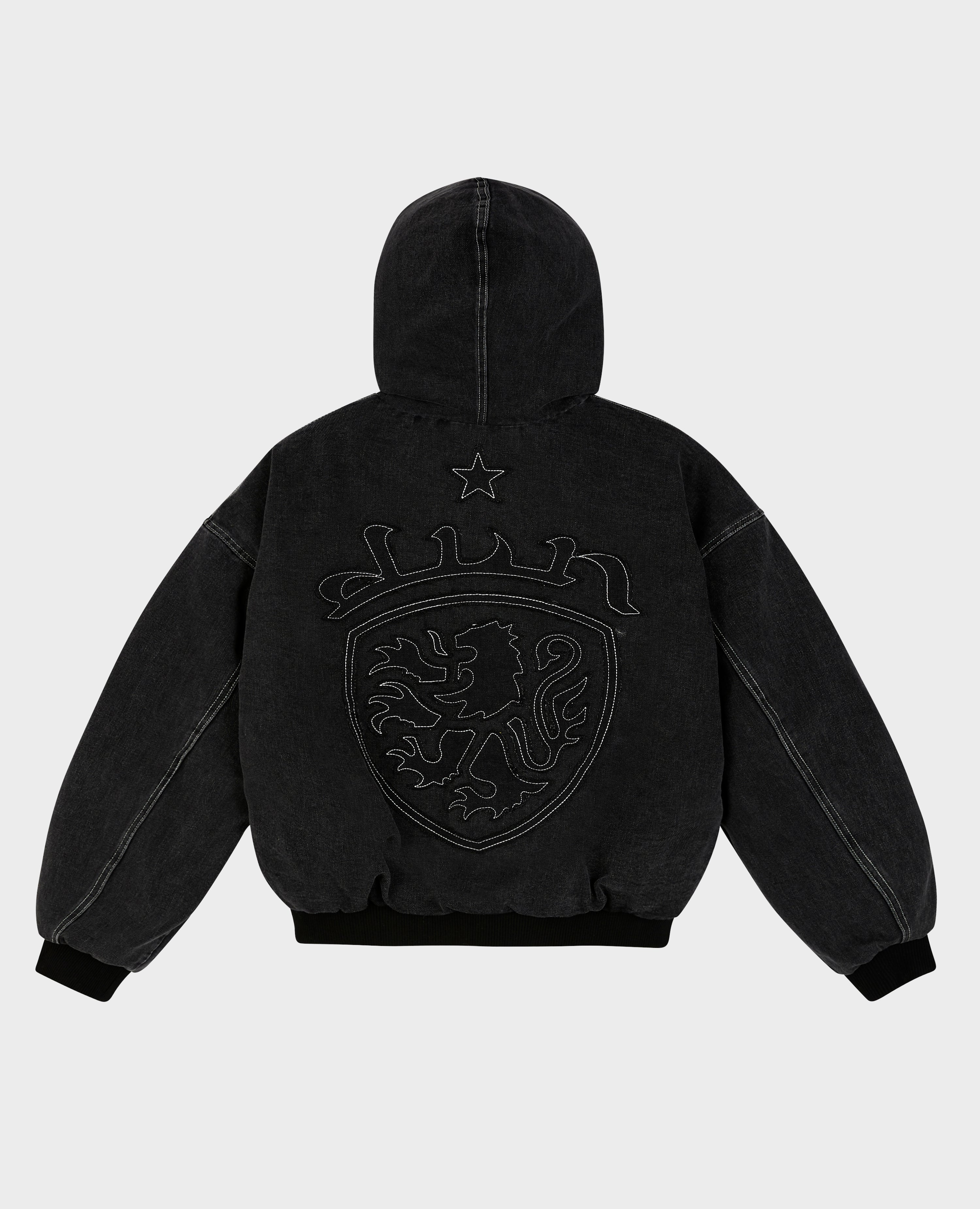 SCHWARZE WAPPENJACKE