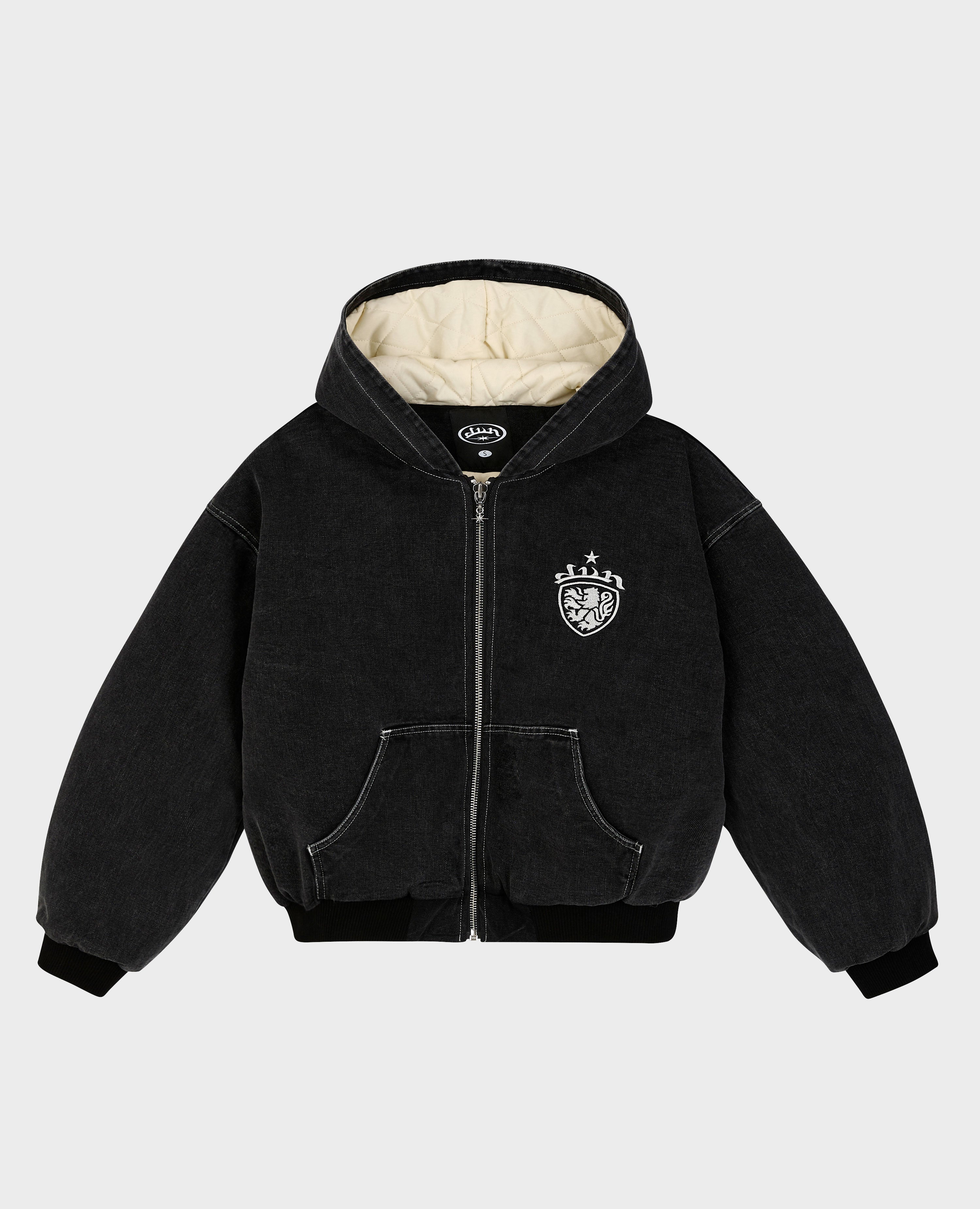 SCHWARZE WAPPENJACKE