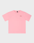 T-Shirt mit rosa Wappen
