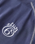 Dunkelblaues 6-Sterne-Tech-T-Shirt