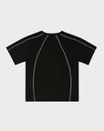 TECH-T-SHIRT MIT SCHWARZEM WAPPEN