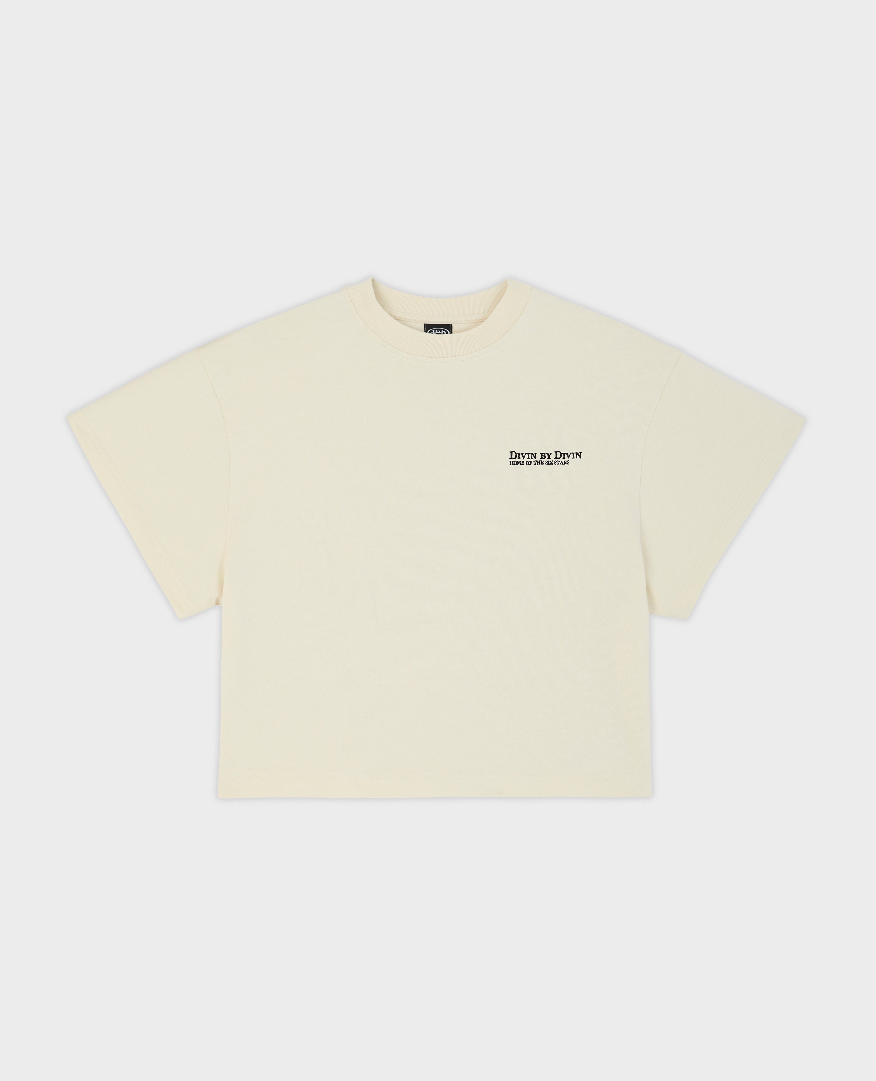 DAMEN BEIGE KLASSISCHES T-SHIRT