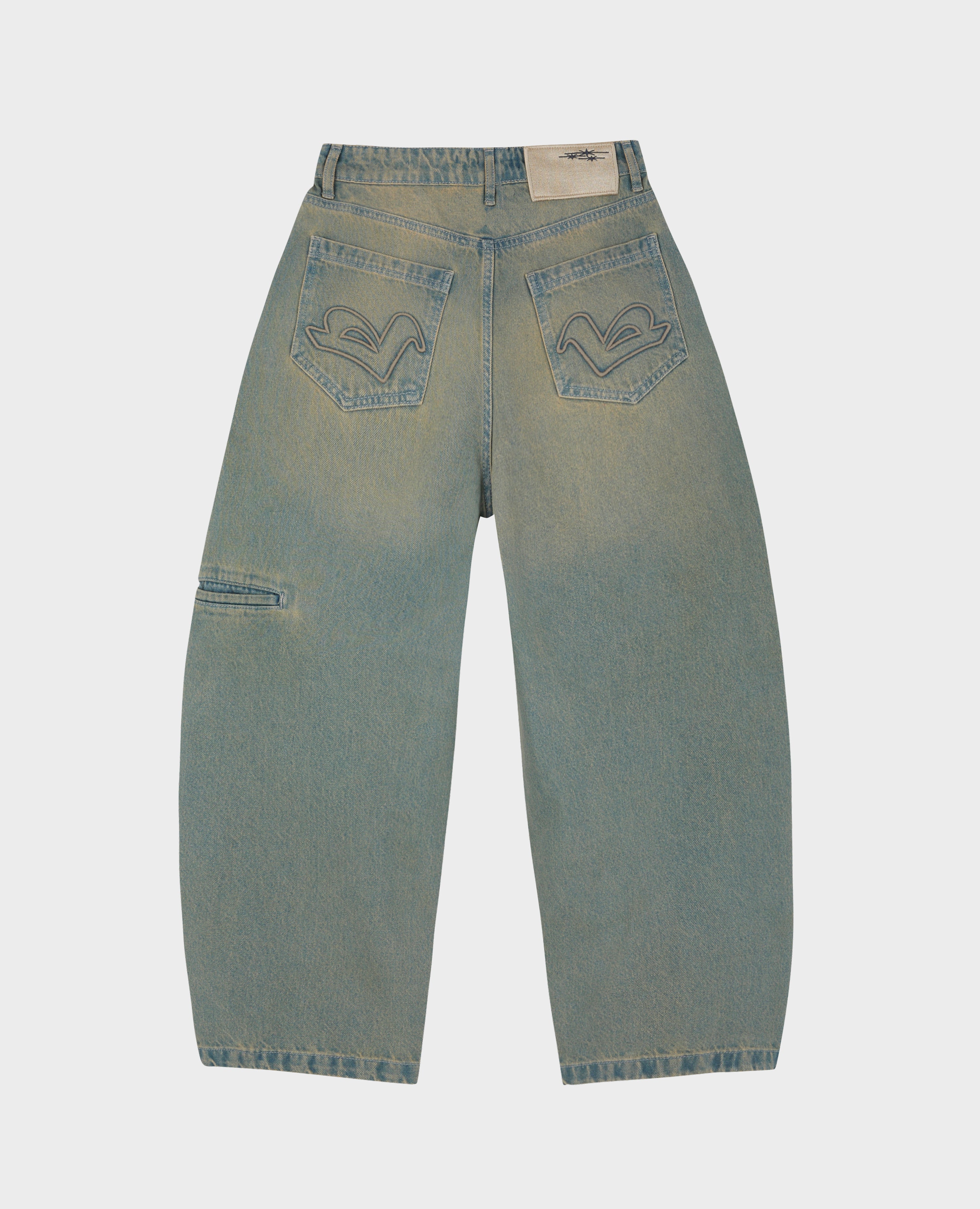 DAMEN-JEANS MIT SEITENTASCHEN