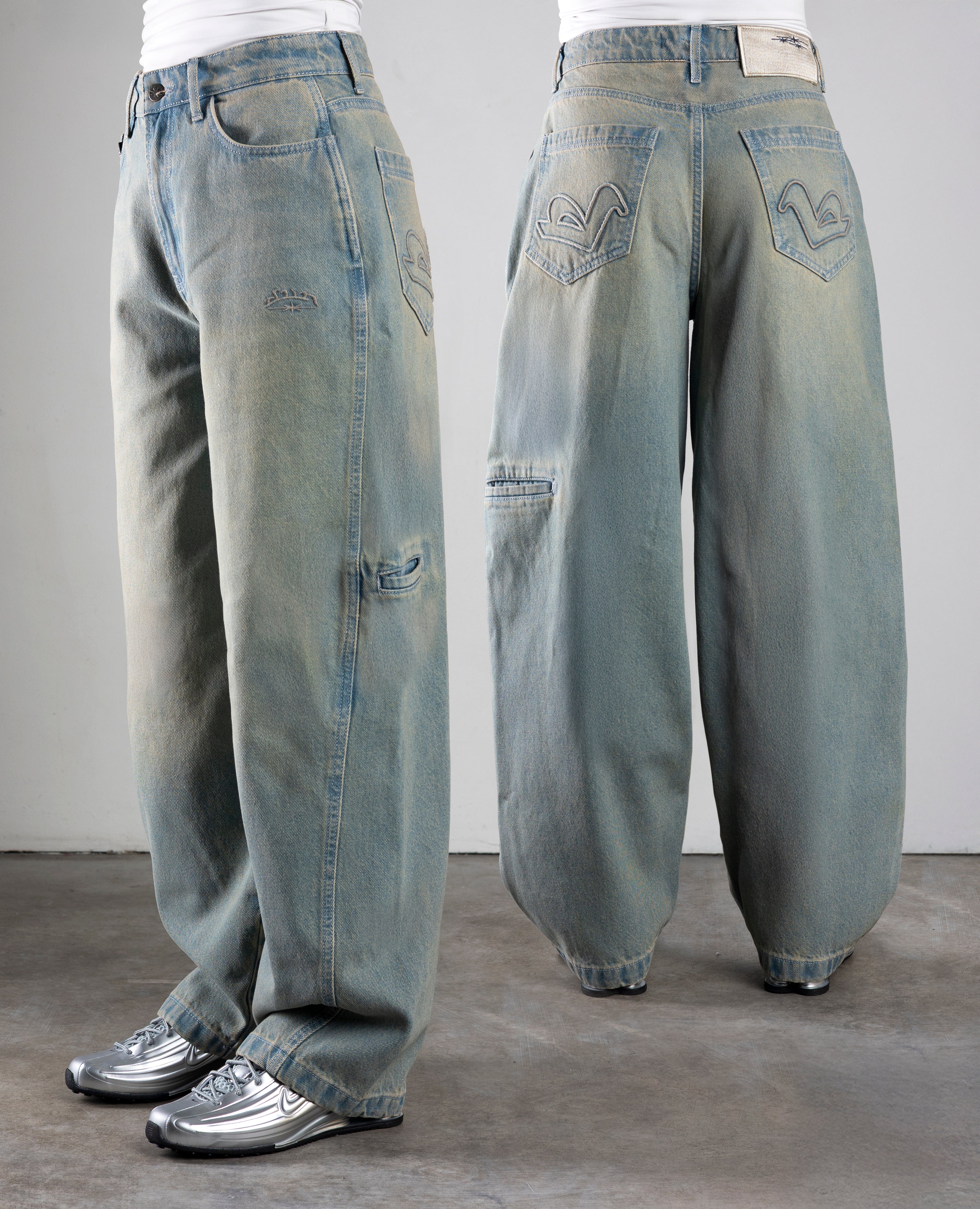 DAMEN-JEANS MIT SEITENTASCHEN