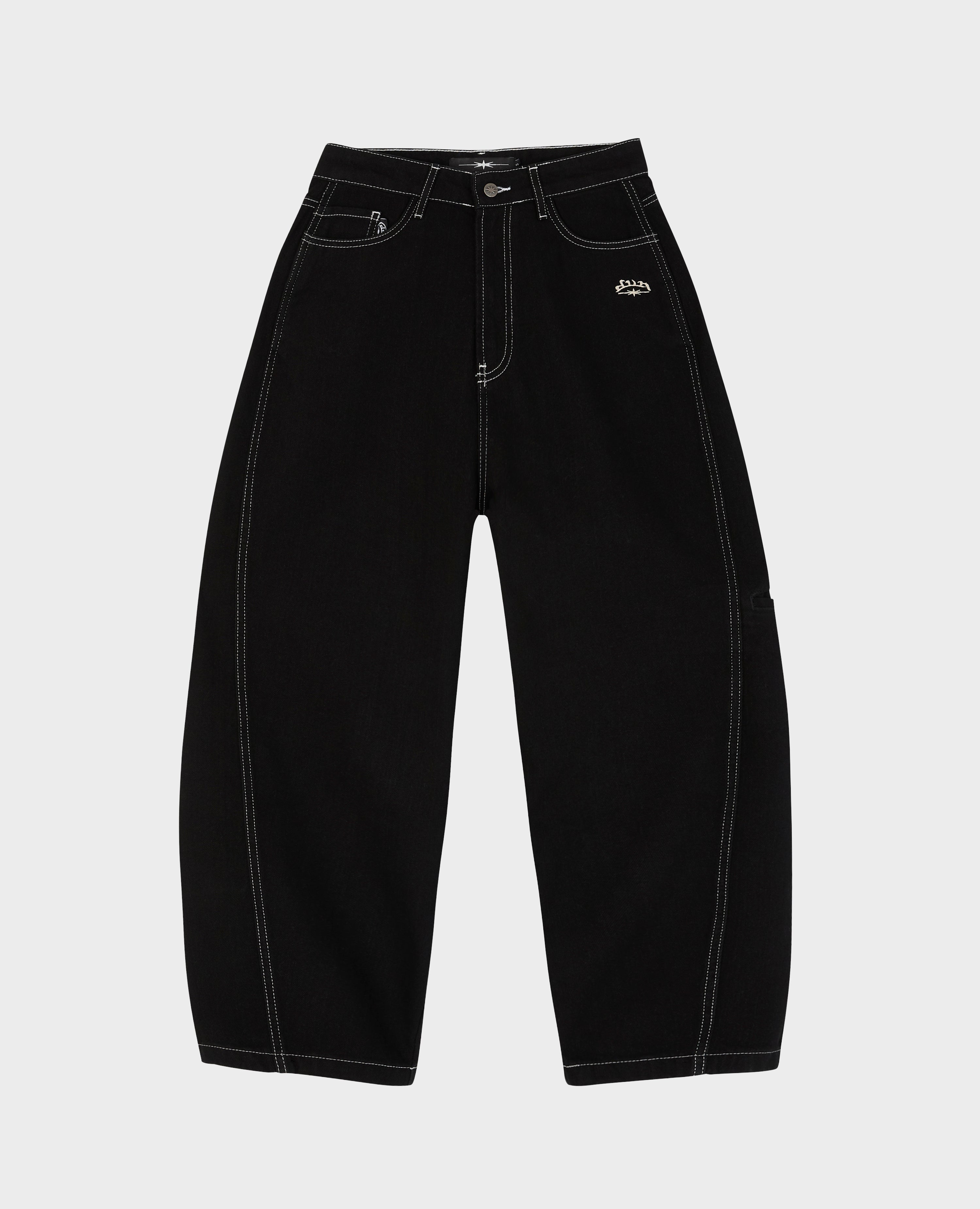 DAMEN SCHWARZE KLASSISCHE JEANS