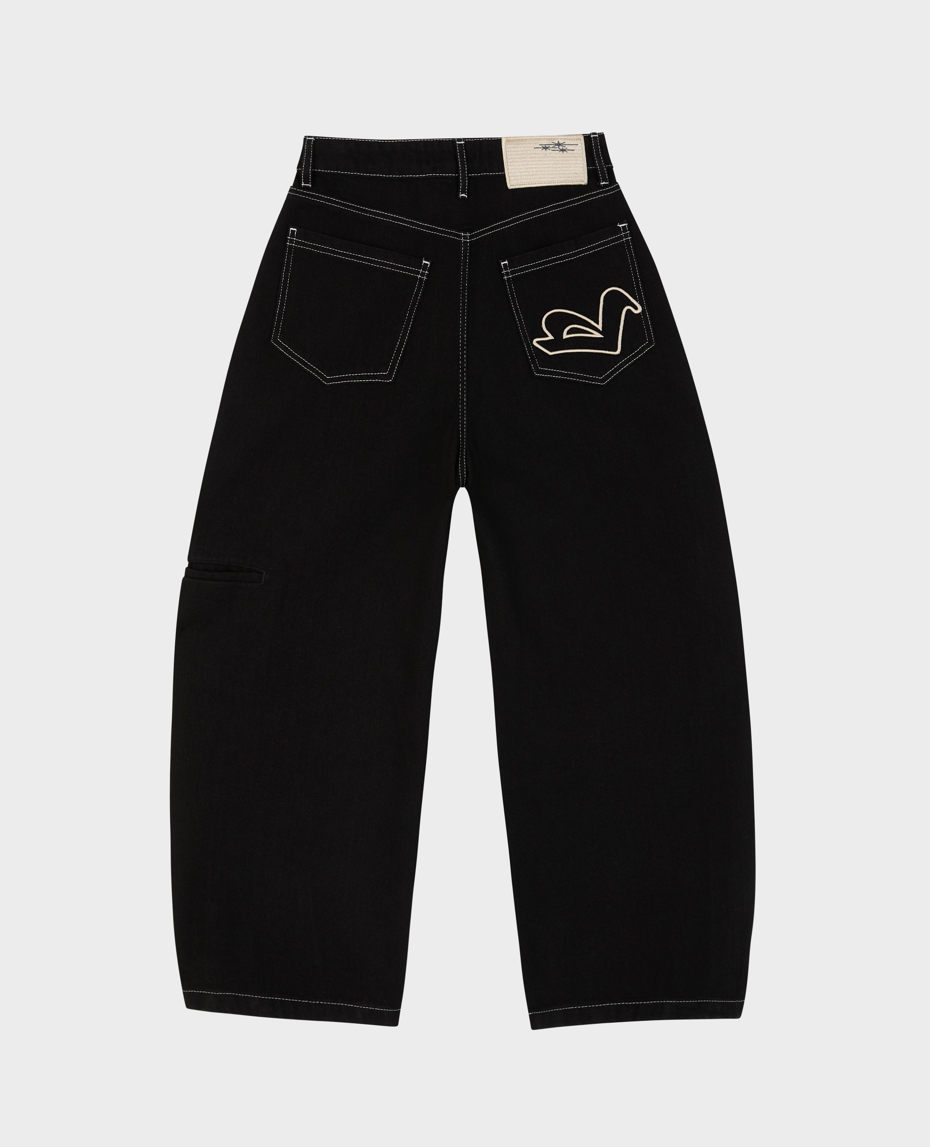 DAMEN SCHWARZE KLASSISCHE JEANS