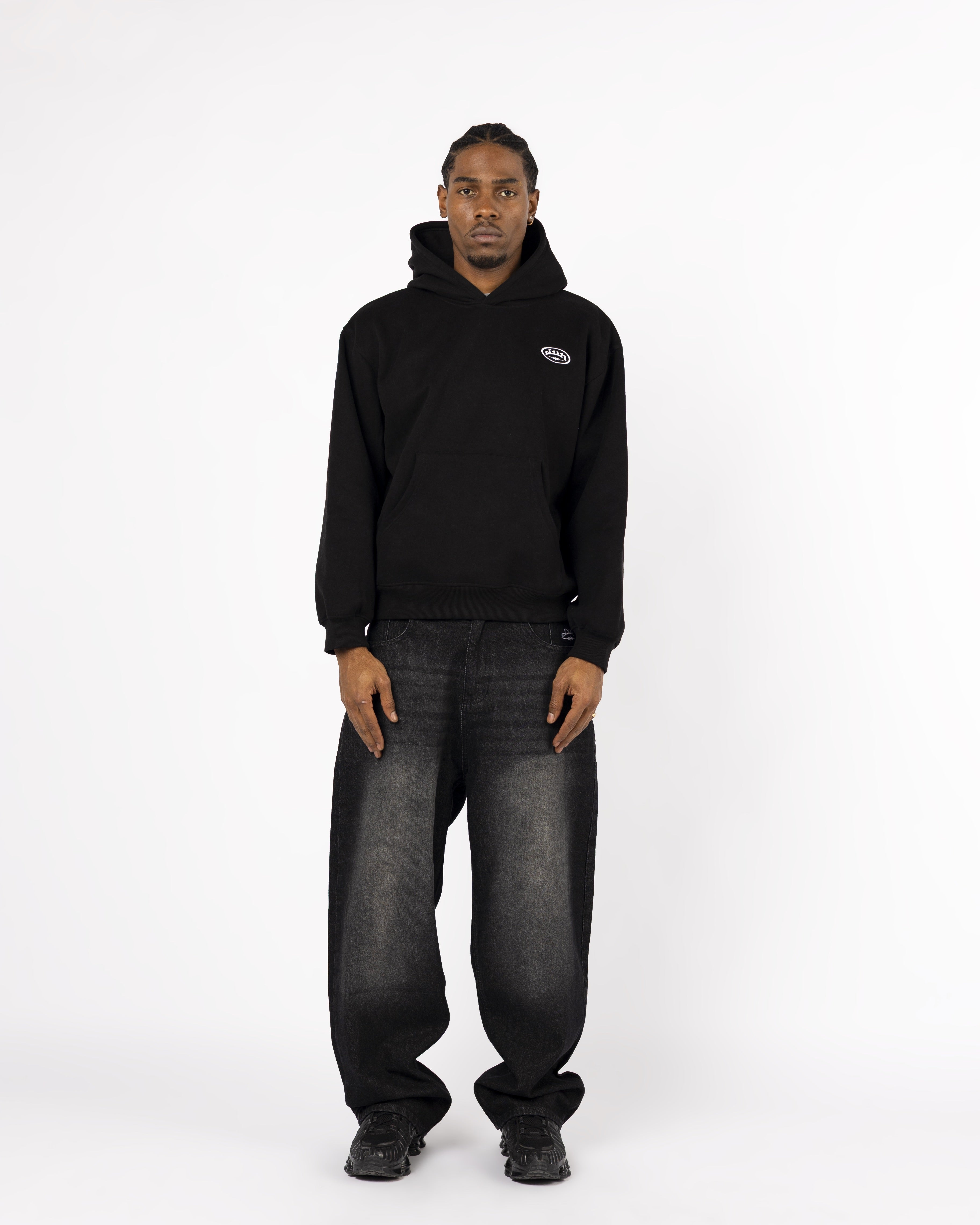 Dunkler 6-Sterne-Hoodie