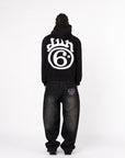 Dunkler 6-Sterne-Hoodie