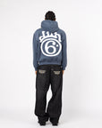 Dunkelblauer 6-Sterne-Hoodie