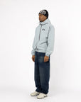 BLAUE WINDBREAKERJACKE