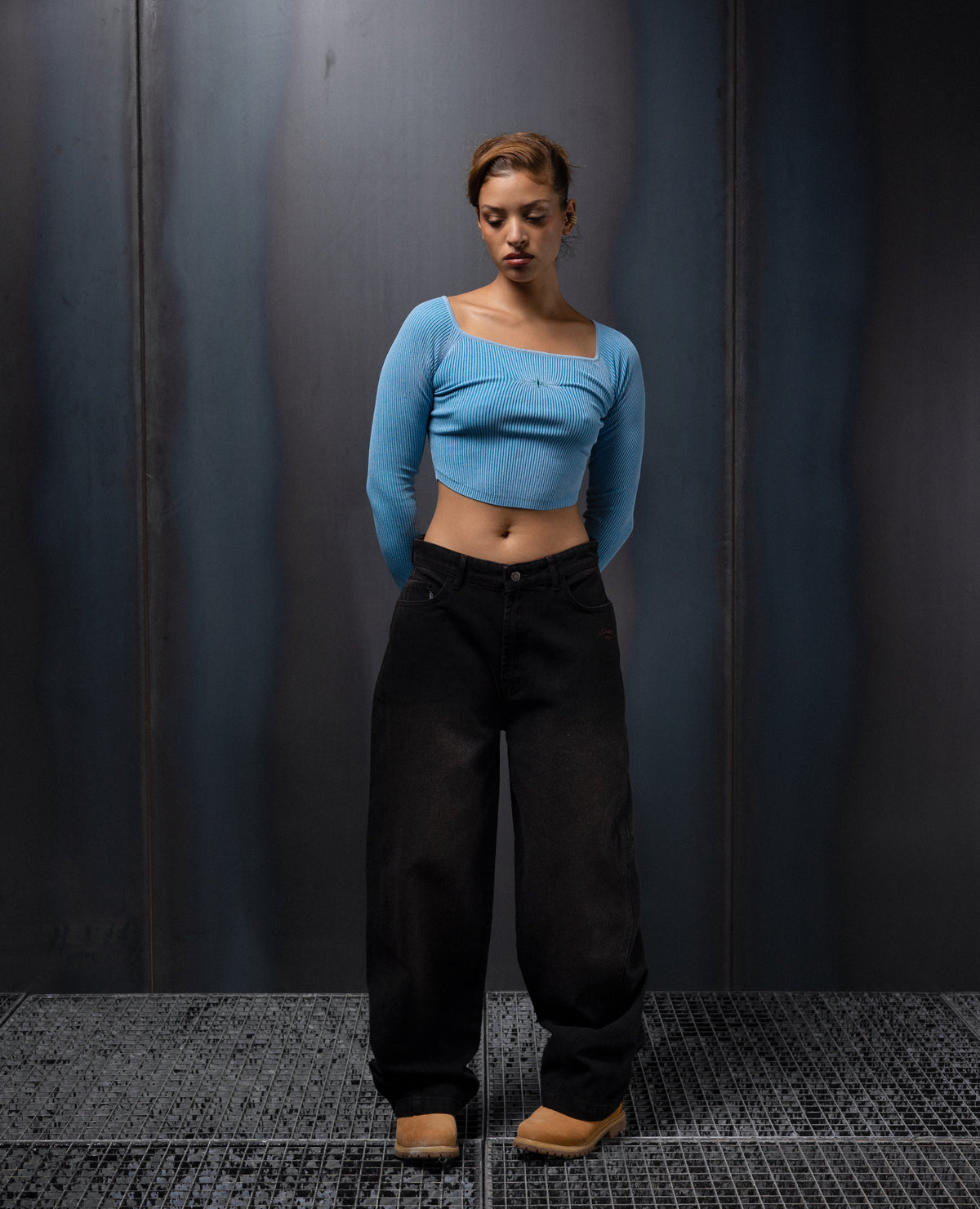 WOMENS BLUE BALLET TOP