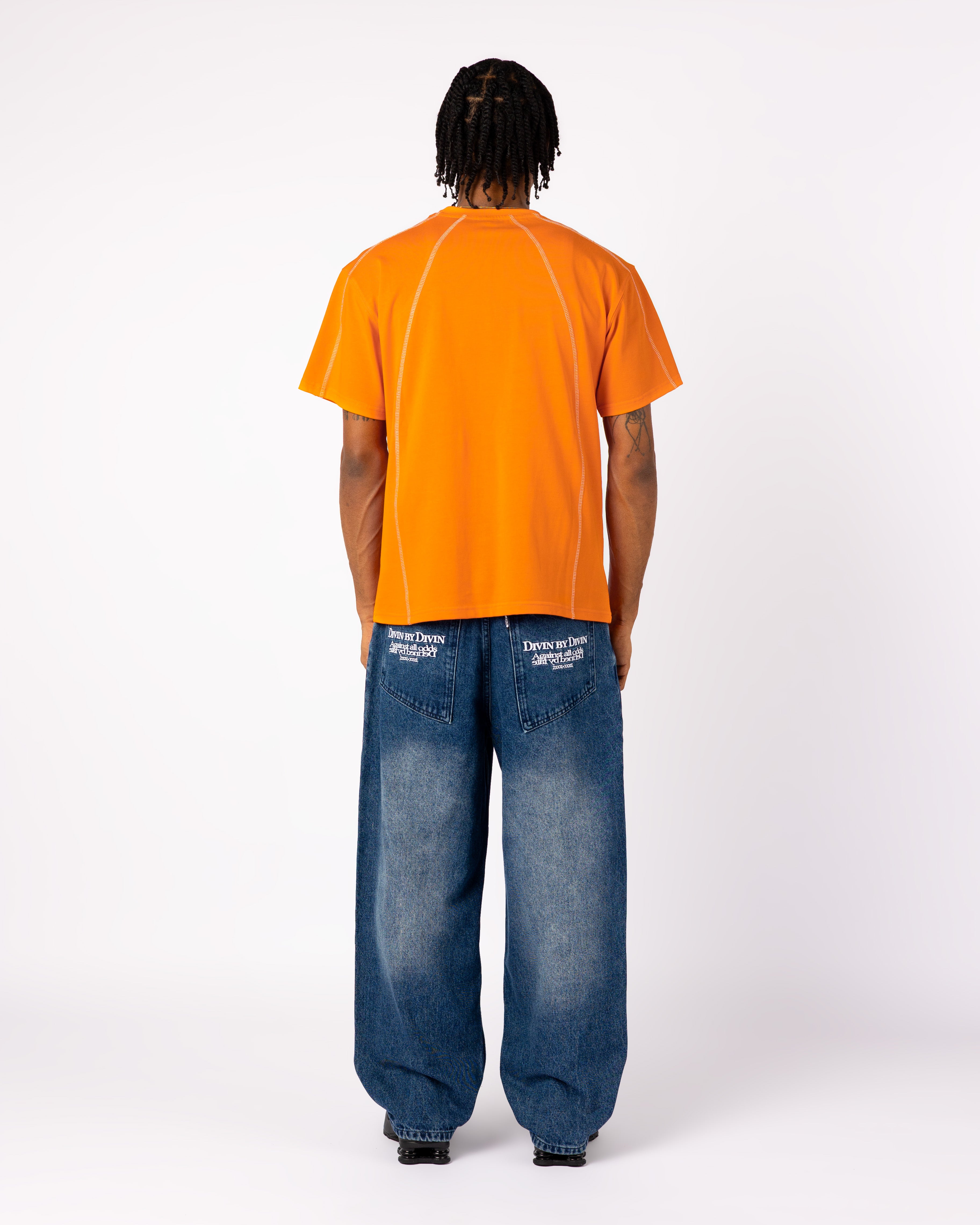 ORANGE WAPPEN-TECH-T-SHIRT