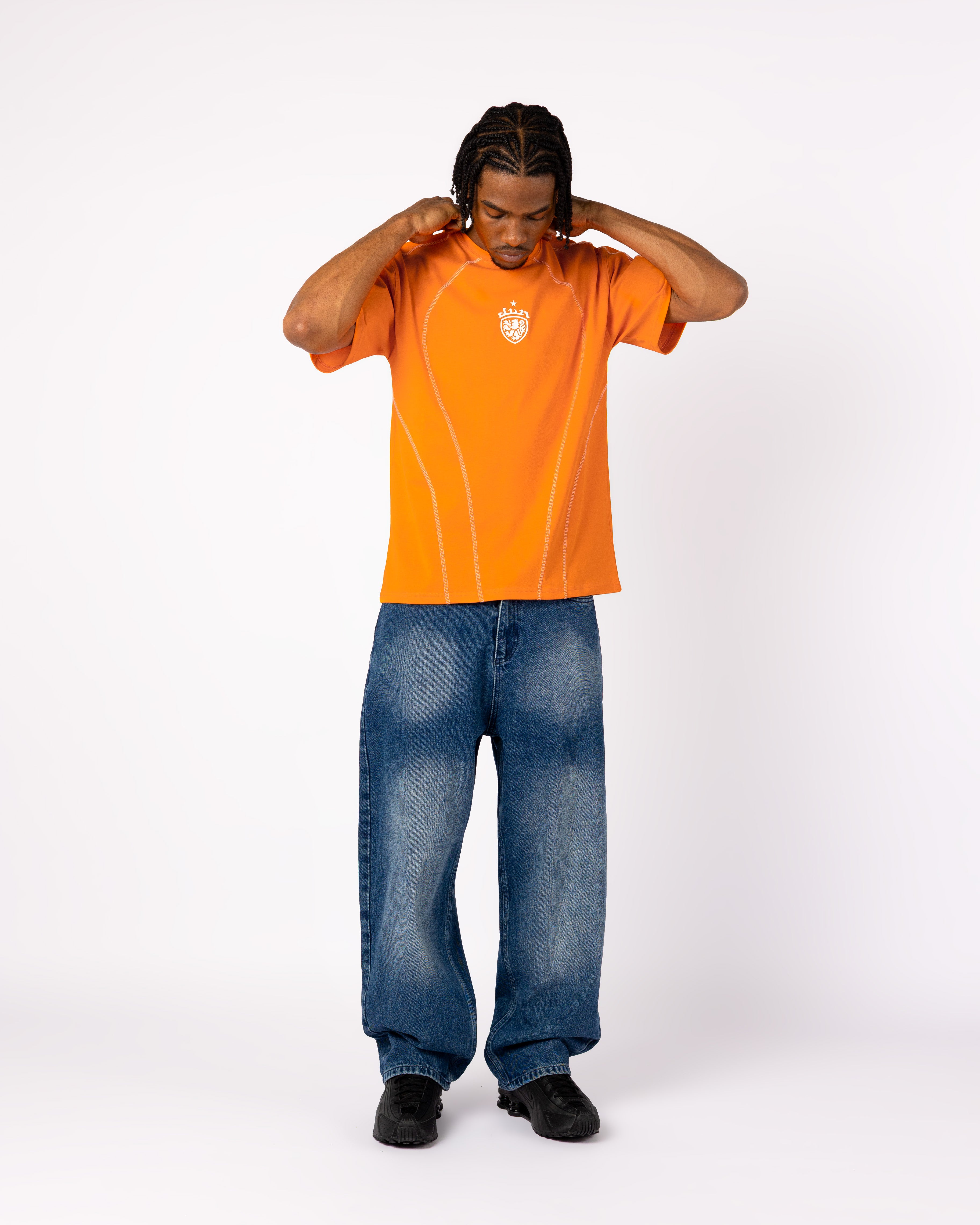 ORANGE WAPPEN-TECH-T-SHIRT