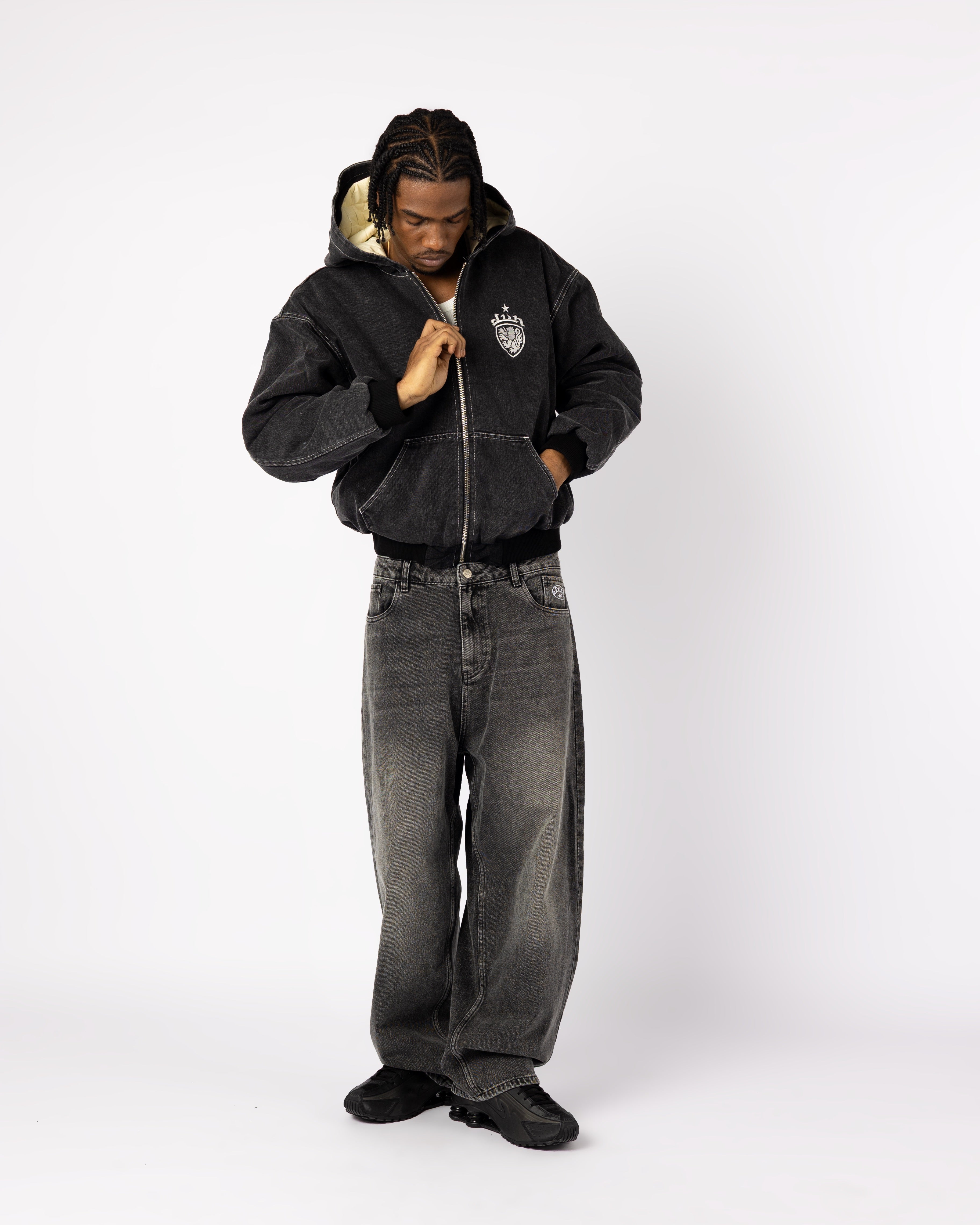 SCHWARZE WAPPENJACKE