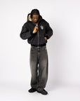 SCHWARZE WAPPENJACKE