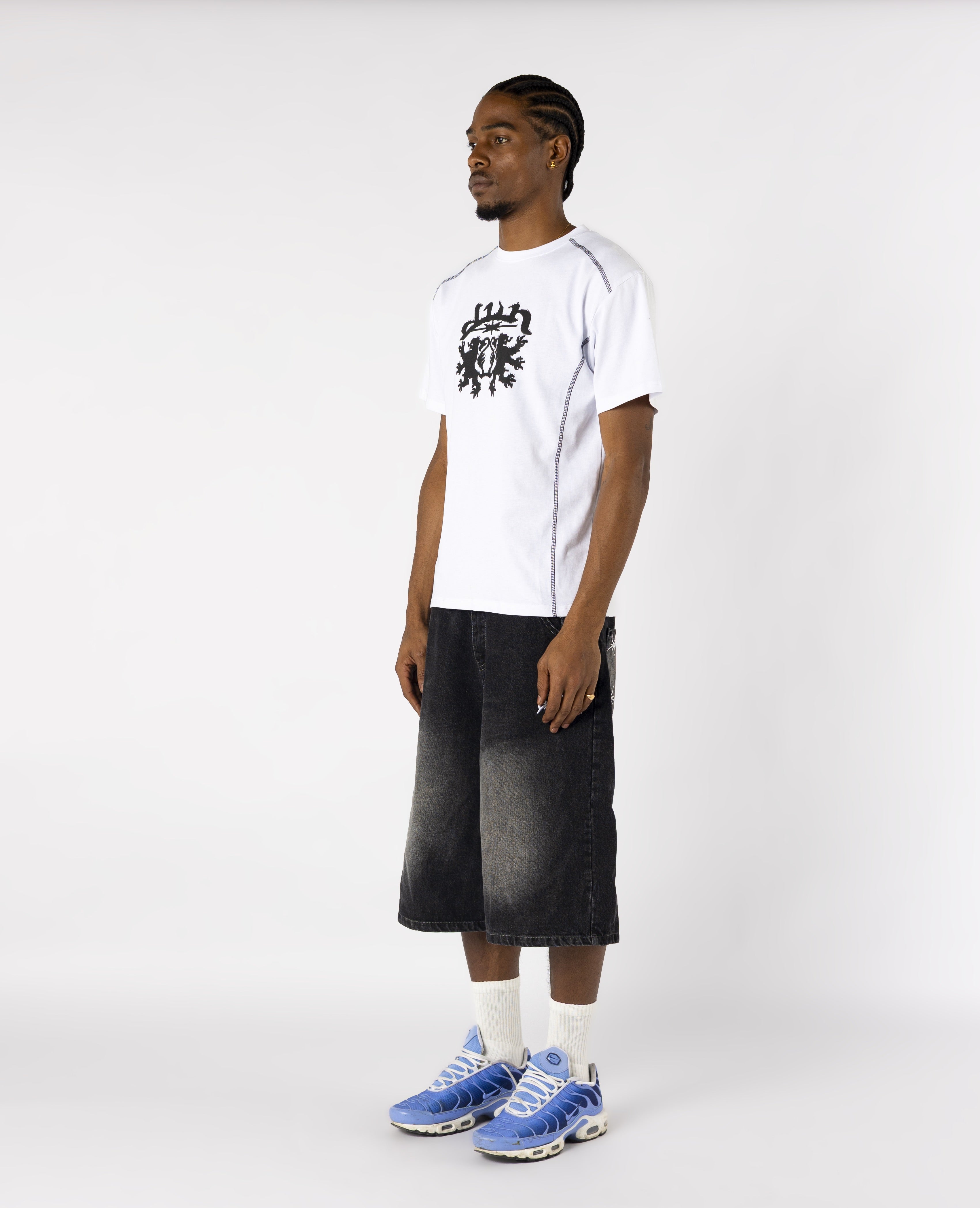 WEISSES TECHNIK-T-SHIRT