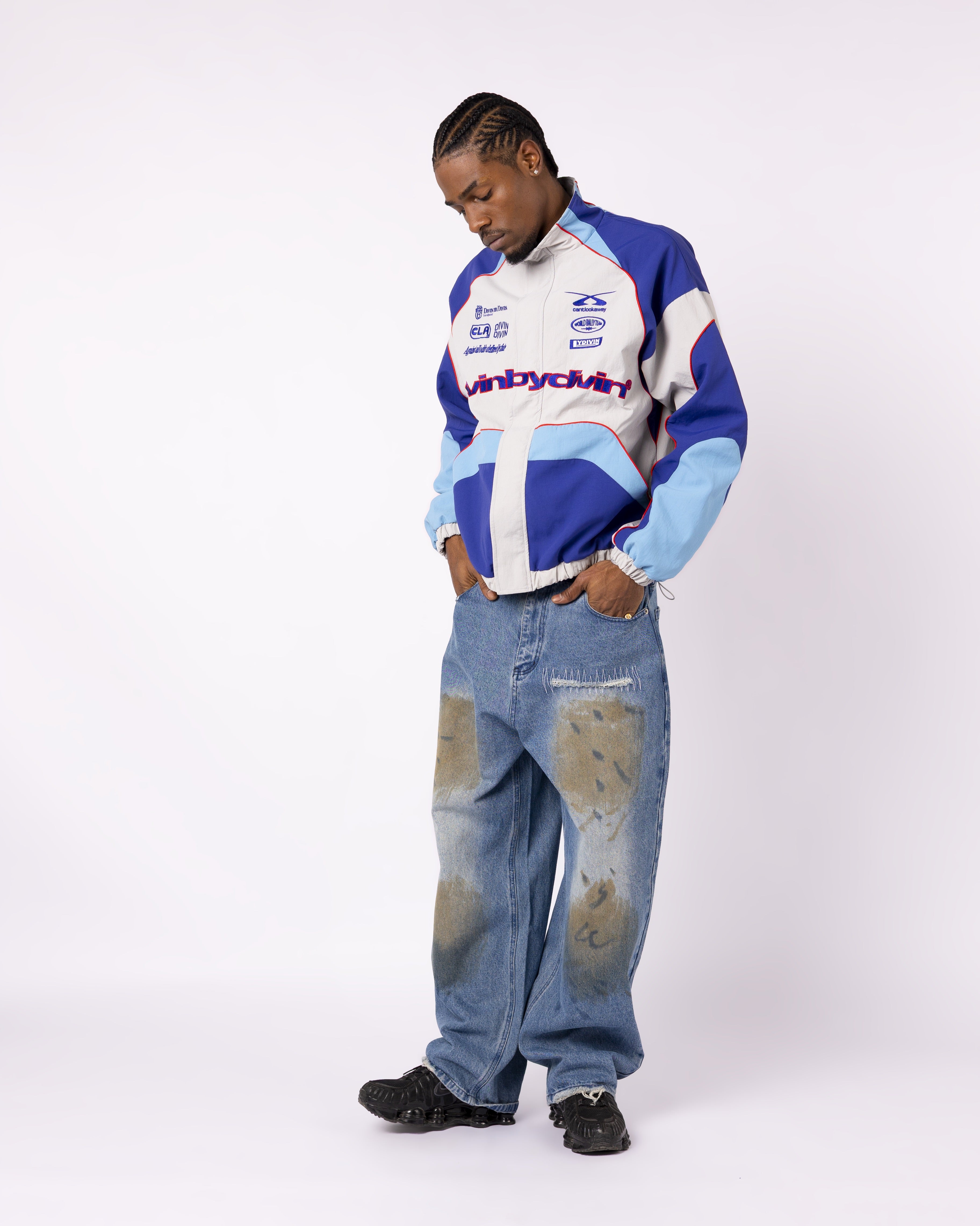 WEISSE RALLYE-TRAININGSJACKE