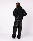 SCHWARZER RALLYE-HOODIE