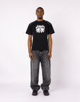 SCHWARZES TECHNIK-T-SHIRT