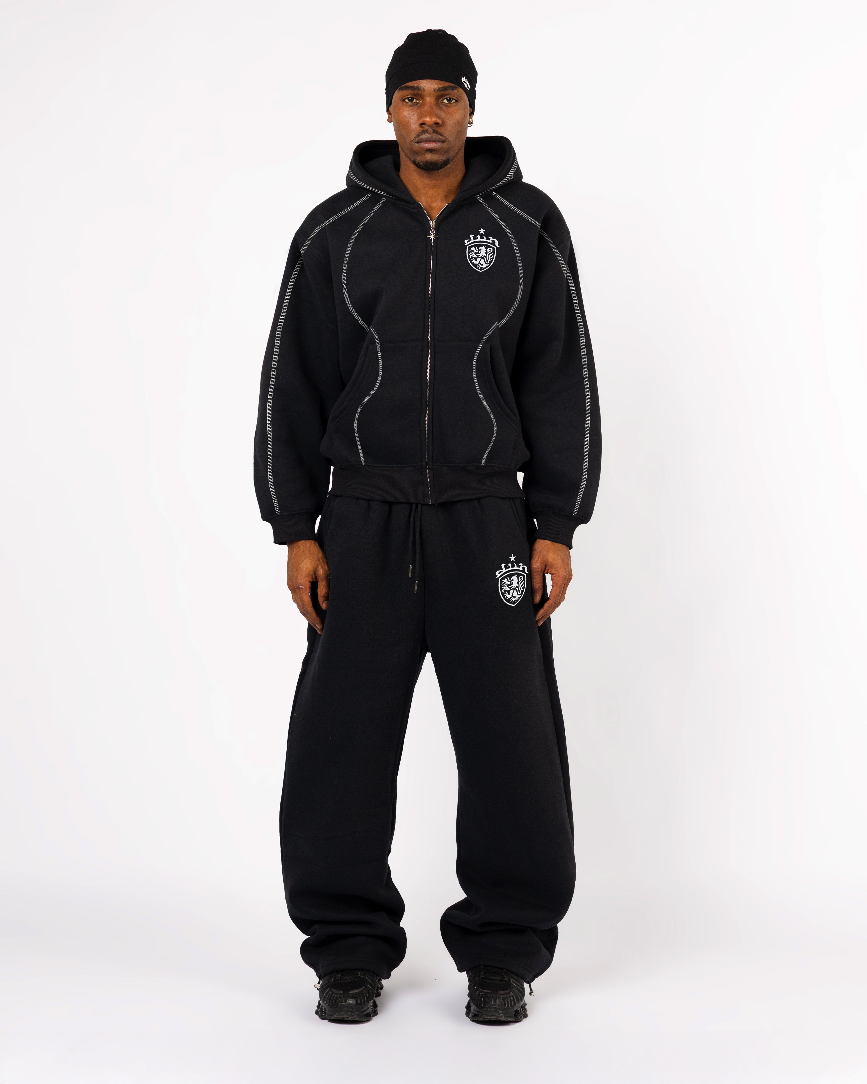 BLACK COAT-OF-WALD TECH ZIP