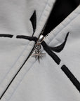 ARCHIVBLAUE KAPUZENJACKE MIT REISSVERSCHLUSS