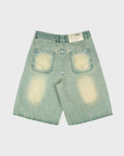 Zitronen-Jeans-Shorts
