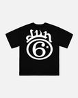 6STARS SCHWARZES T-SHIRT