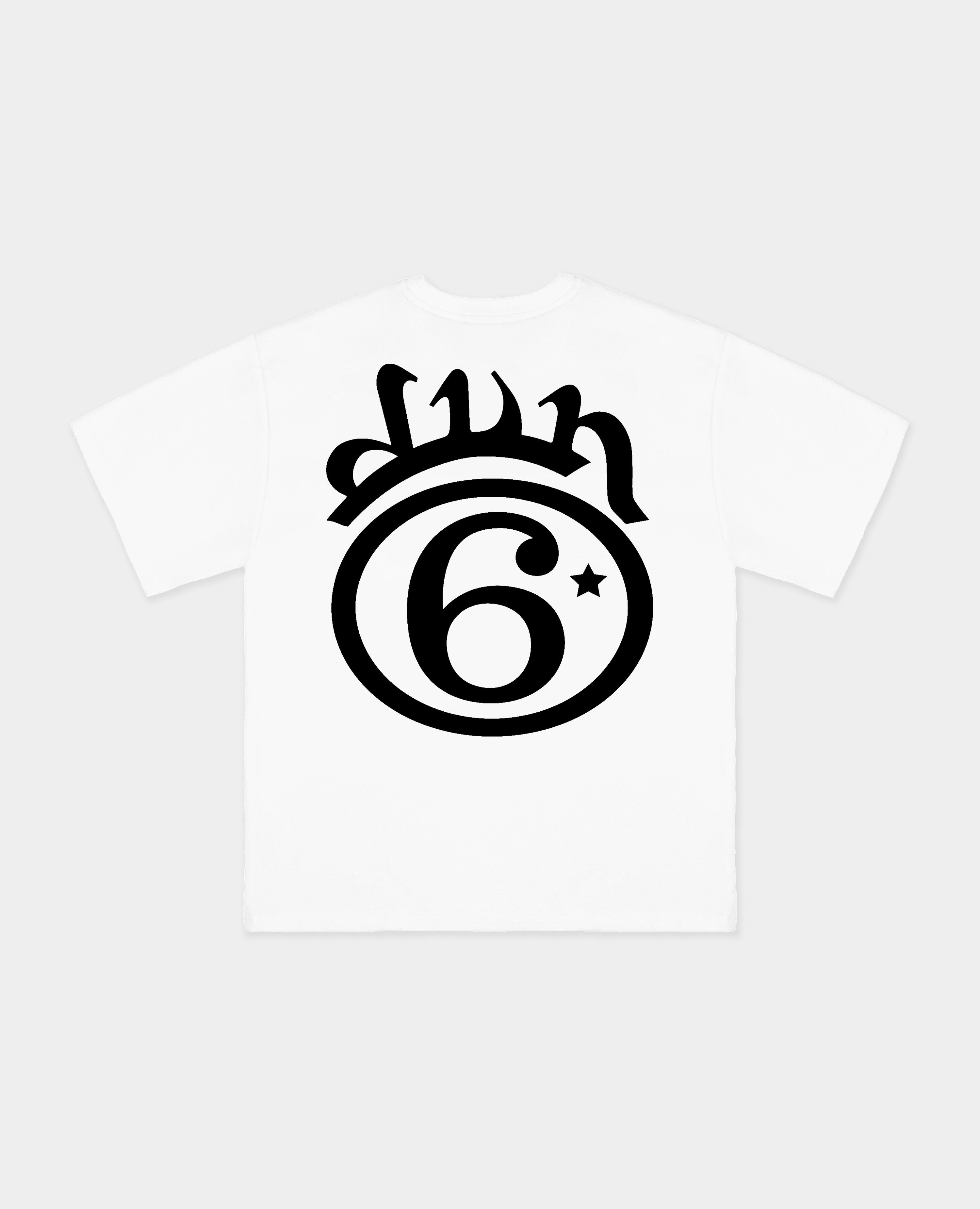 6STARS WEISSES T-SHIRT