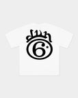 6STARS WEISSES T-SHIRT