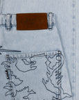 WASHED BEAST DENIM