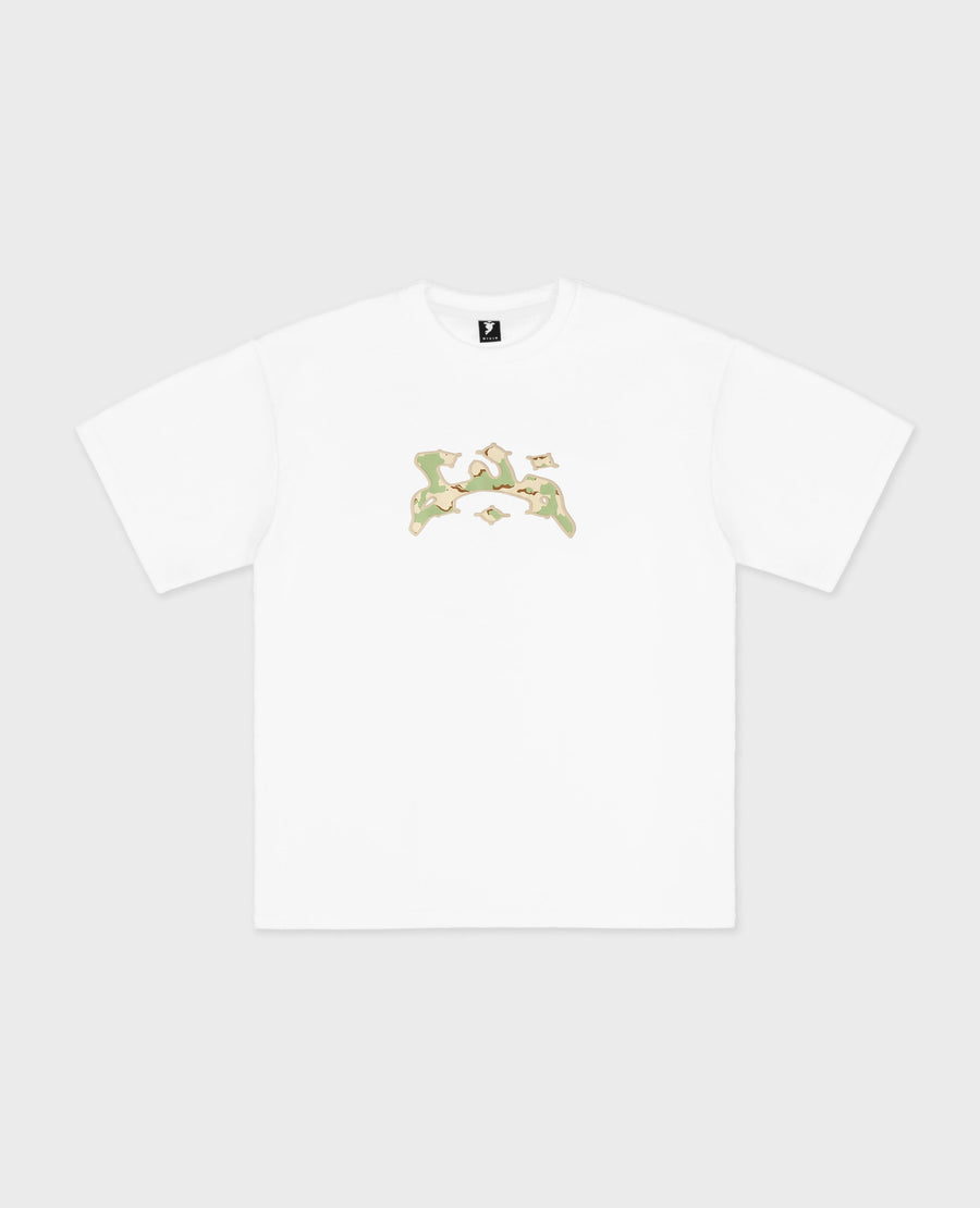 WHITE CAMO T-SHIRT