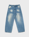 BLAU GEWASCHENER DENIM