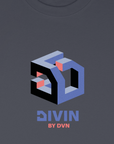 Dunkles 3D-T-Shirt