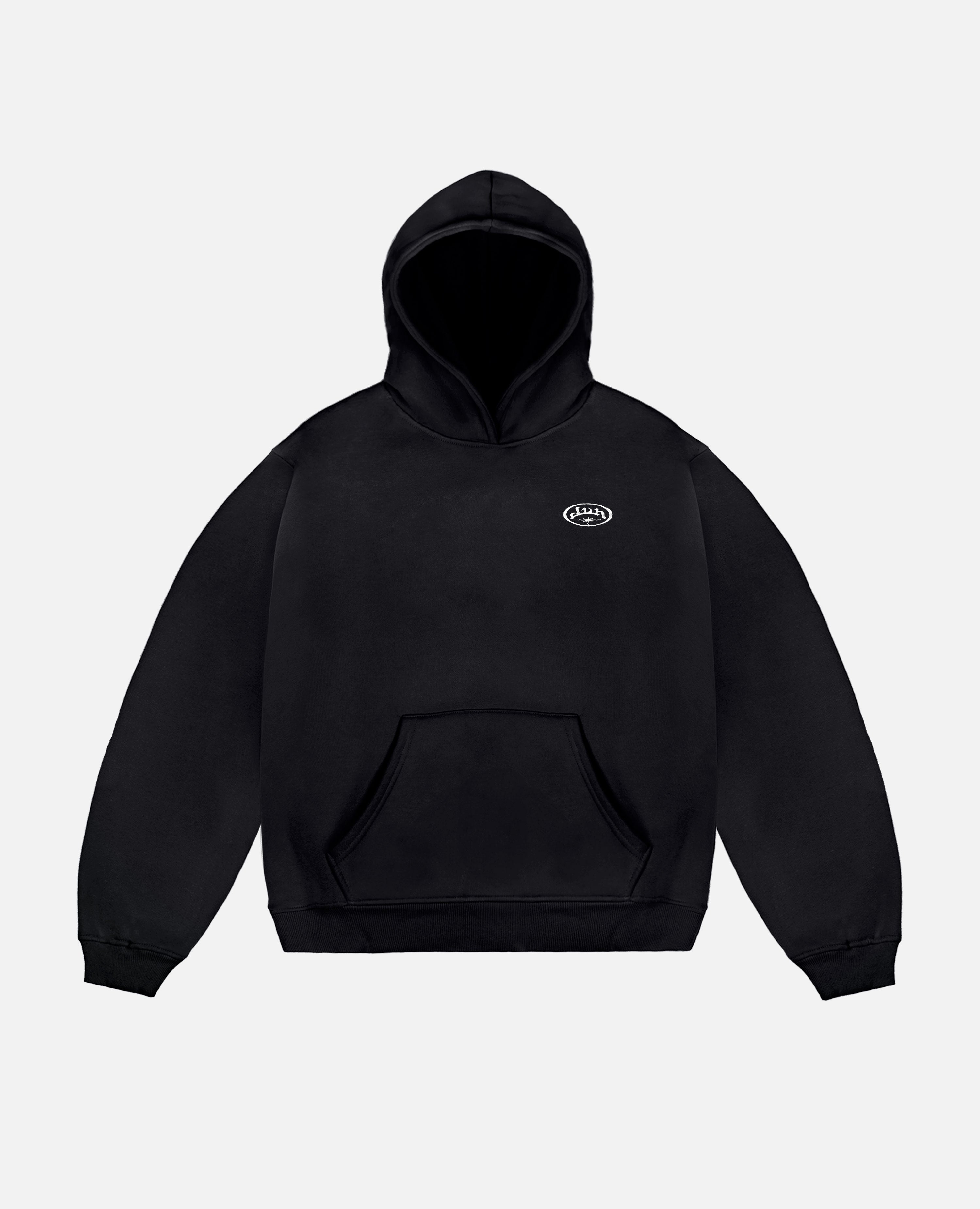 Dunkler 6-Sterne-Hoodie