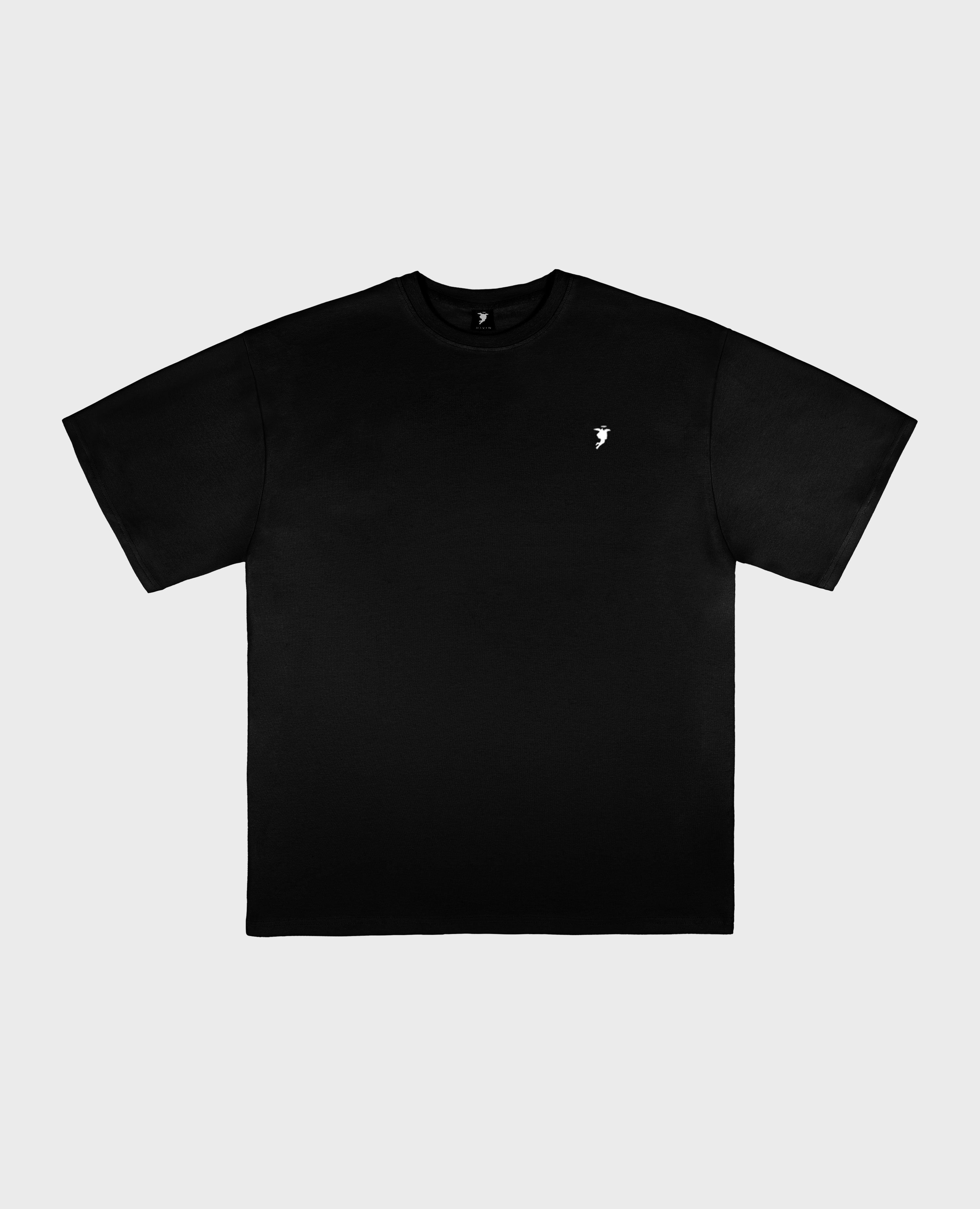 SCHWARZES PUFF-T-SHIRT
