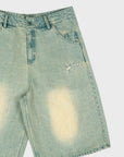 Zitronen-Jeans-Shorts