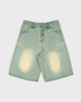 Zitronen-Jeans-Shorts