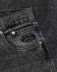 GEWASCHENER GRAUER BEAST-DENIM