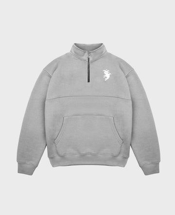 GREY DOUBLE ANGEL HALFZIP