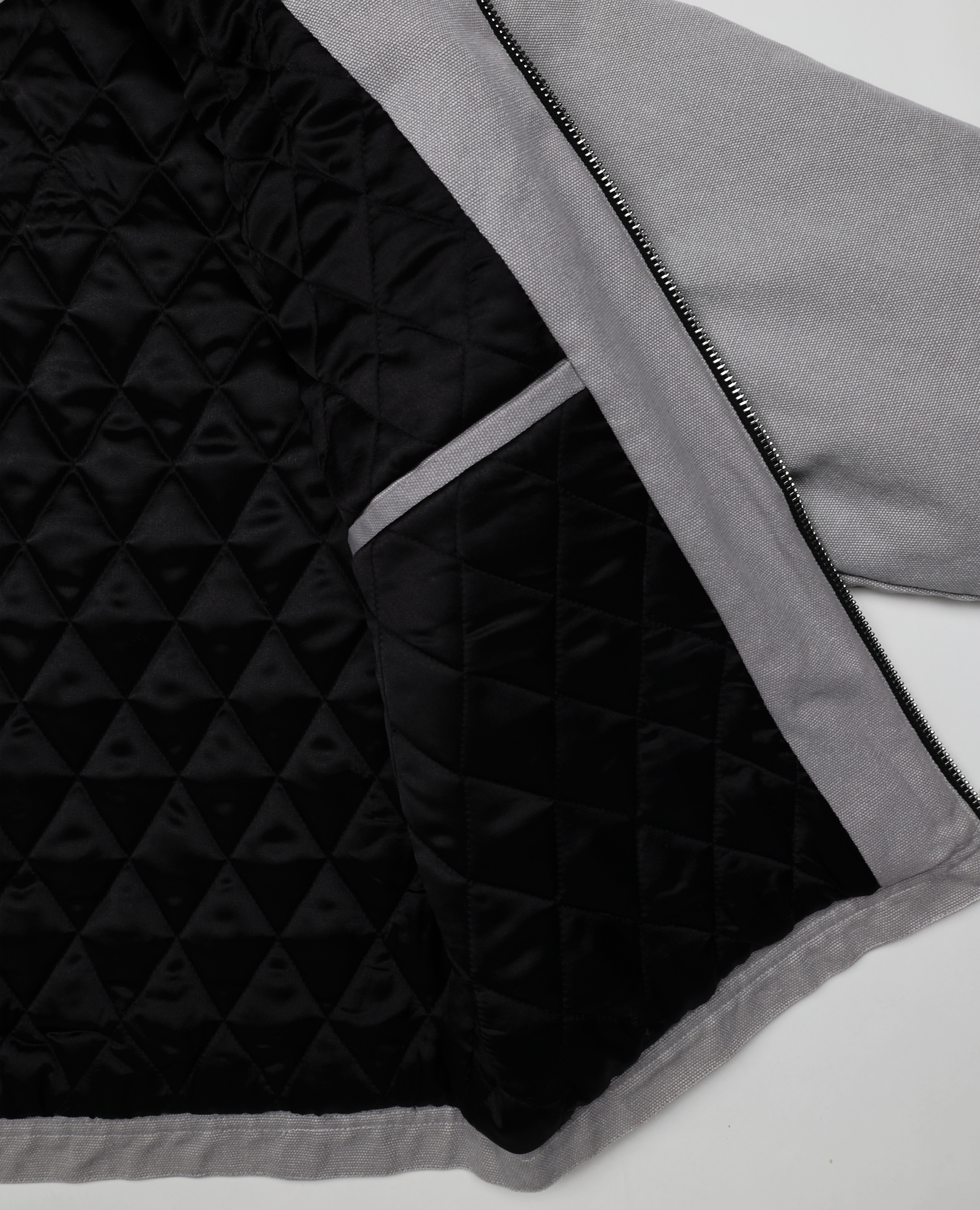 SCHWARZE ARBEITSJACKE AUS CANVAS