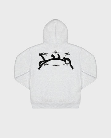 GRAU MElierter HOODIE