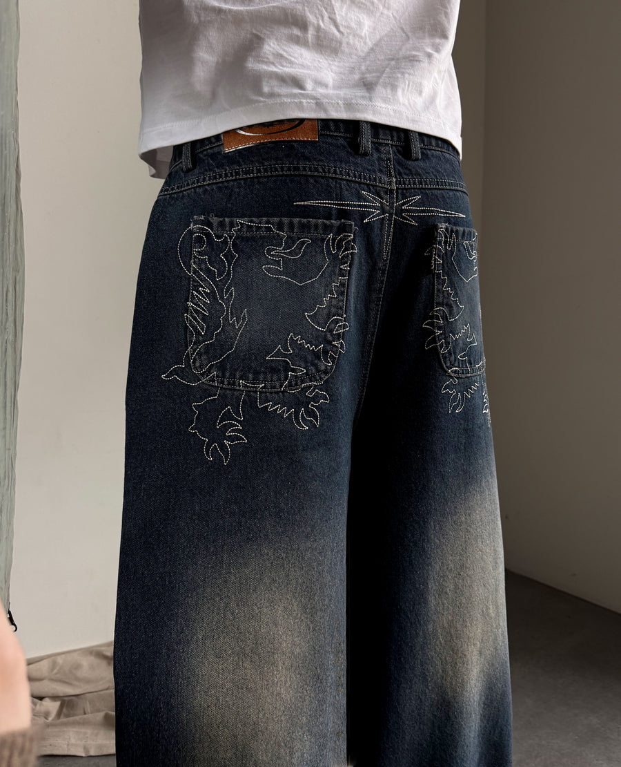 OIL BLUE BEAST DENIM